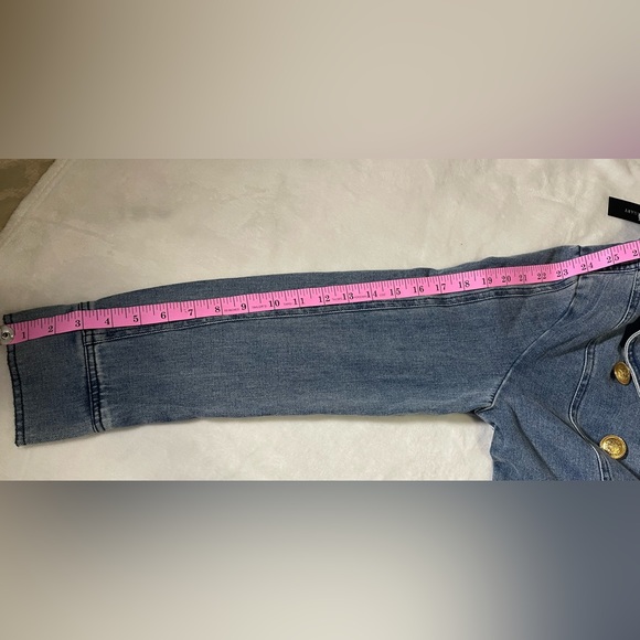 Dictionary Denim Blazer Jacket - Picture 8 of 12